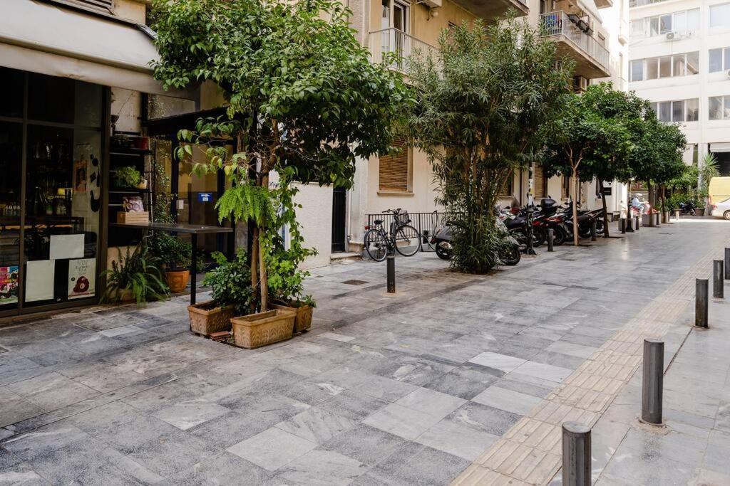 Modern Two Level Apartment In The Heart Of Athen Exterior foto